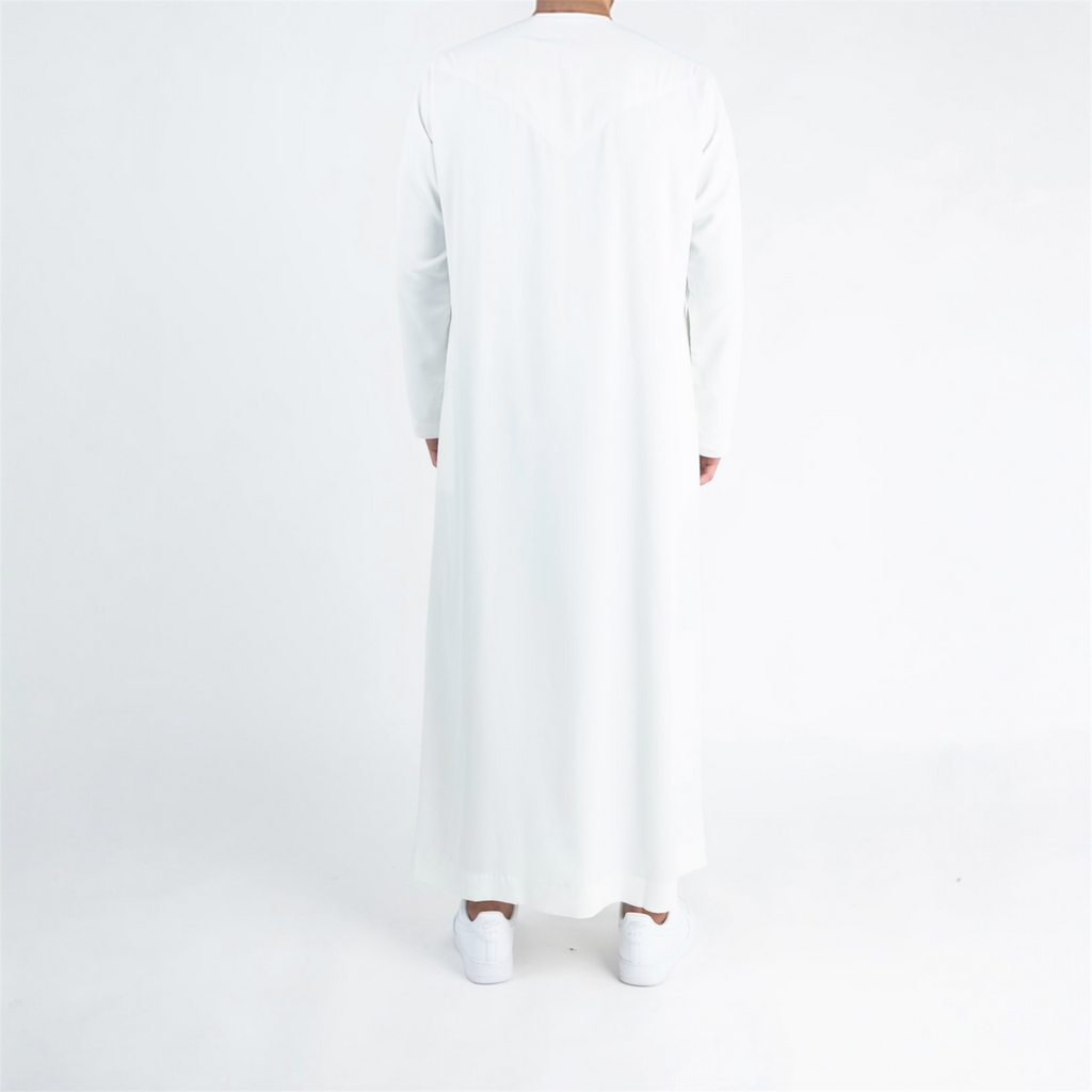 Off White Emirati Thobe + Tassel