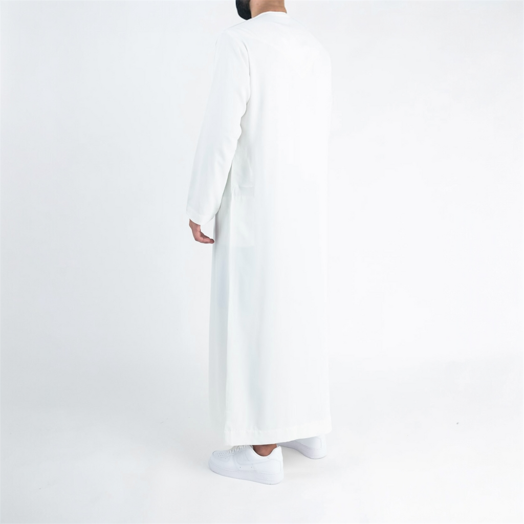 Off White Emirati Thobe + Tassel