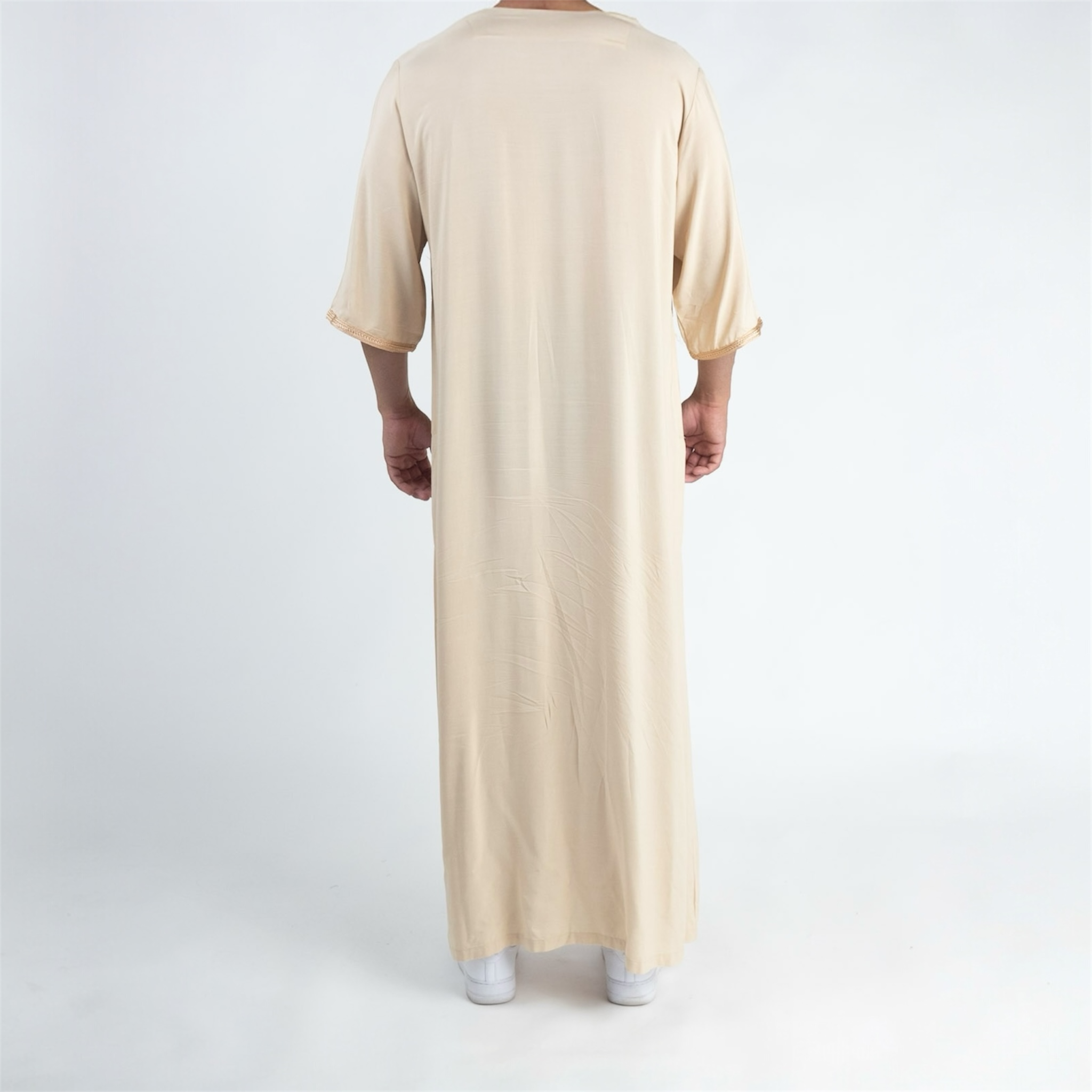 Classic Desert Beige Moroccan Thobe