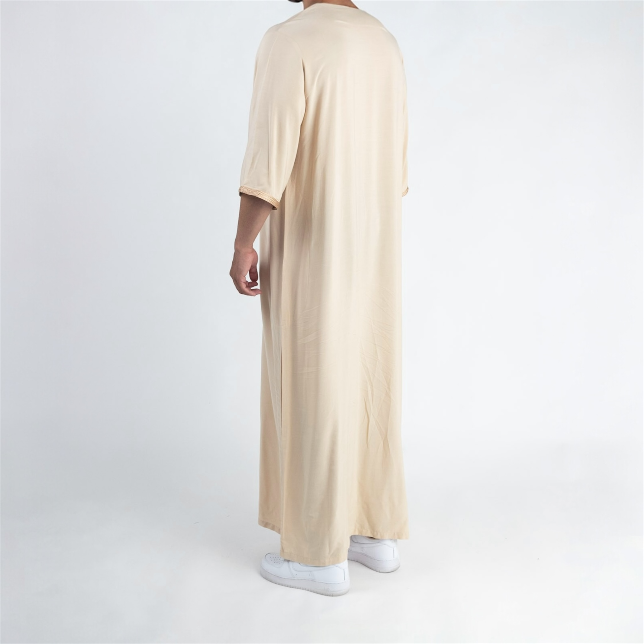 Classic Desert Beige Moroccan Thobe