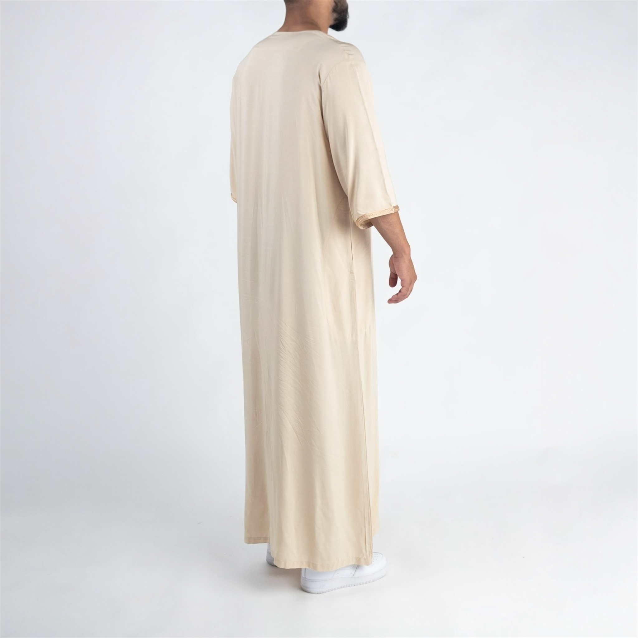 Classic Desert Beige Moroccan Thobe